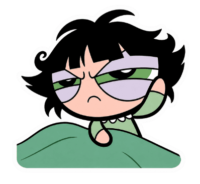 Buttercup having a bad hair day